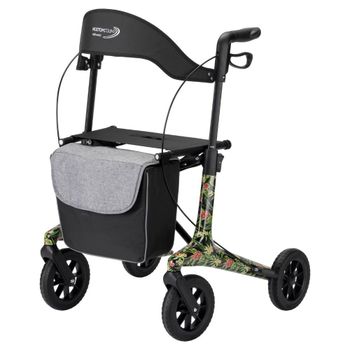 Foto van Multimotion carbon rollator bloemen print (medium)