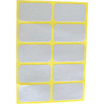 Reflector Stickers wit (set van 10 stuks) Foto van Reflector Stickers wit (set van 10 stuks)