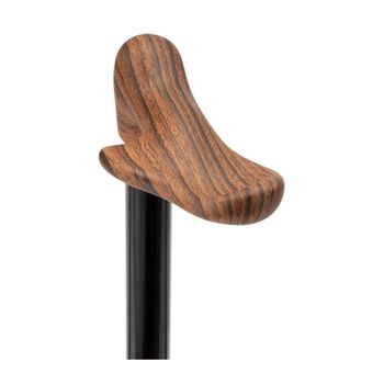 Foto van Wandelstok ergonomisch houtprint rechts