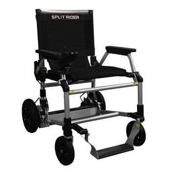 Opvouwbare Elektrische rolstoel Splitrider zwart Foto van Opvouwbare Elektrische rolstoel Splitrider zwart