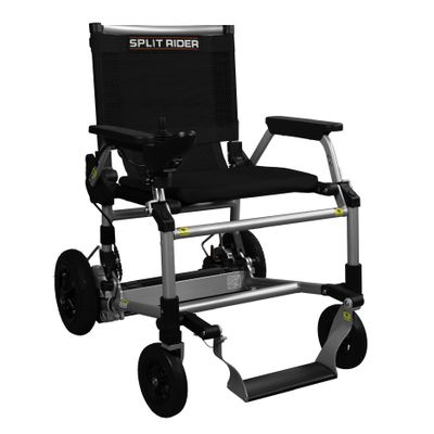 Opvouwbare Elektrische rolstoel Splitrider zwart Opvouwbare Elektrische rolstoel Splitrider zwart