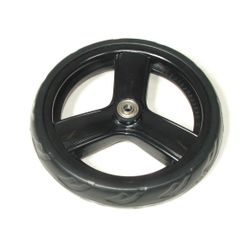 Rollator wiel 170x40mm massief (kaigo soft) zwart