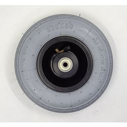 Wiel 200x50mm (8x2 inch) Luchtband grijs