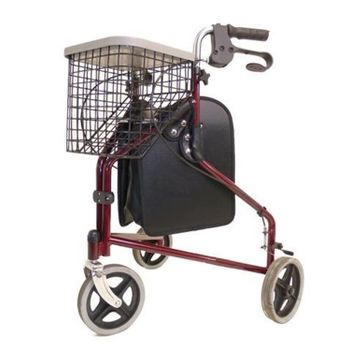 Foto van Lichtgewicht 3 wiel rollator 