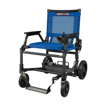 Foto van Opvouwbare Elektrische rolstoel Ultra Light Splitrider Blauw