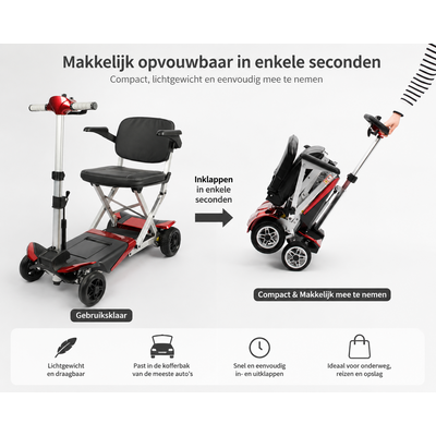 Opvouwbare Scootmobiel Kaigo Superlite Plus, 18kg