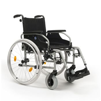 Foto van XL Rolstoel met verlengde duwstangen (zitbreedte 52cm)