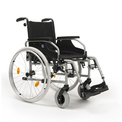 XL Rolstoel met verlengde duwstangen (zitbreedte 52cm)