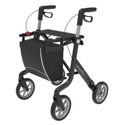 Ultra lichtgewicht rollator Streamer Zwart Medium