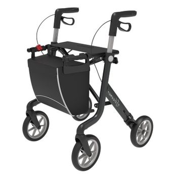 Foto van Ultra lichtgewicht rollator Streamer Zwart Medium