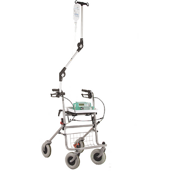 Infuus houder voor Rolstoelen en Rollators Foto van Infuus houder voor Rolstoelen en Rollators