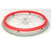 Afbeelding van Hoepelovertrek ROOD voor 24 inch rolstoelwiel (per stuk)