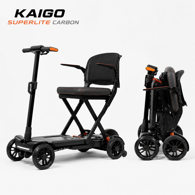 Opvouwbare Scootmobiel Kaigo Superlite Carbon, 13.5kg