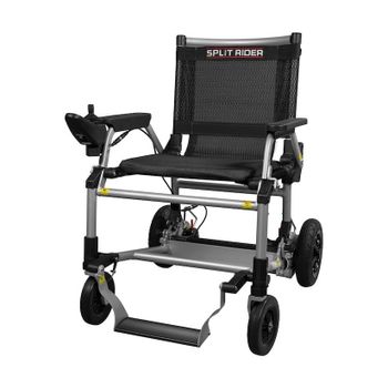 Foto van Opvouwbare Elektrische rolstoel Ultra Light Splitrider zwart