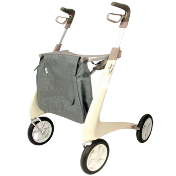 Foto van Ultra Lichtgewicht Carbon Rollator by Acre (4.9 kg) Beige (breed model)