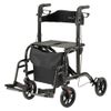 Afbeelding van Rollator en Rolstoel Duo Zwart