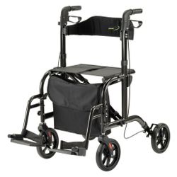 Rollator en Rolstoel Duo Zwart