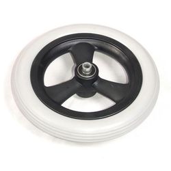 Wiel 175x25mm (7x1.1/4 inch) massief grijs