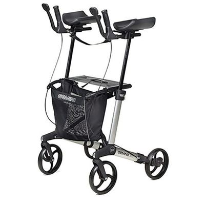 Rollator Lichtgewicht met onderarmschalen Gemino 30 Walker Zilver Rollator Lichtgewicht met onderarmschalen Gemino 30 Walker Zilver