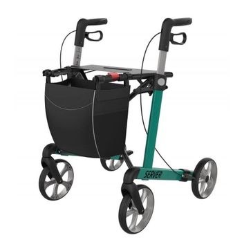 Foto van Lichtgewicht rollator Server Turquoise Large