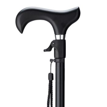 Foto van Wandelstok met drukknopbediening zwart