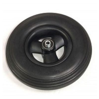 Wiel 200x50mm (8x2 inch) Massief zwart Wiel 200x50mm (8x2 inch) Massief zwart