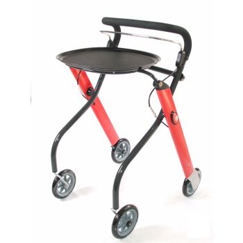 Foto van Binnenrollator Let's Go Rood-Zwart
