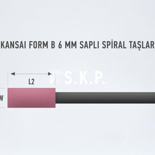 Kansai Form B 6mm Saplı Taşlar