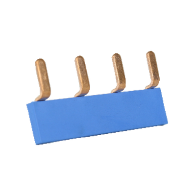 Doorverbinder 4-voudig blauw