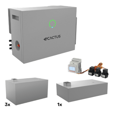 Thuisbatterij 15.0 kWh Ecactus met 10KW hybride omvormer