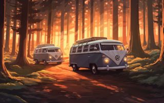 Camper Van Illustration | Welk Rijbewijs Camper? | CozyCamperVans.nl