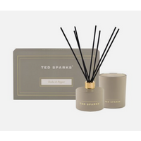 TED SPARKS - Candle & Diffuser Gift Set - Tonka & Pepper