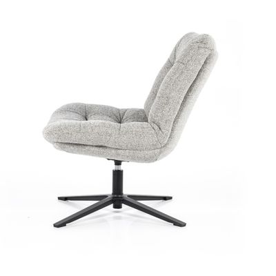 Tweede foto van Eleonora - Fauteuil Danica licht grijs Baquer