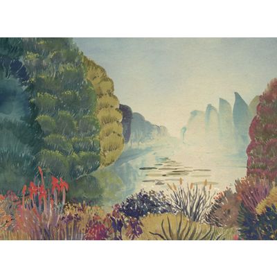 Tweede foto van HookedOnWalls - Behang Marta Cortese - Bellevue