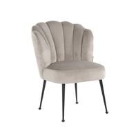 Richmond - Stoel Pippa - Khaki Velvet / Black
