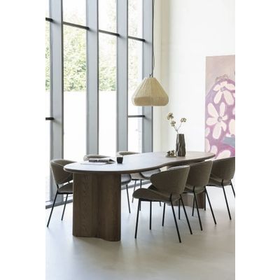 Tweede foto van Eleonora - Eettafel Josh 300 x 110 cm - Bruin