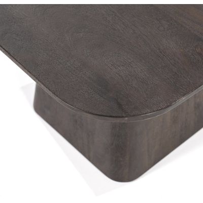 Tweede foto van Eleonora - Bijzettafel Aron vierkant 60 x 60 bruin