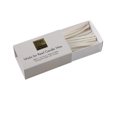 Tweede foto van PTMD - Pearl Candle Wax Wick Box - 50 stuks