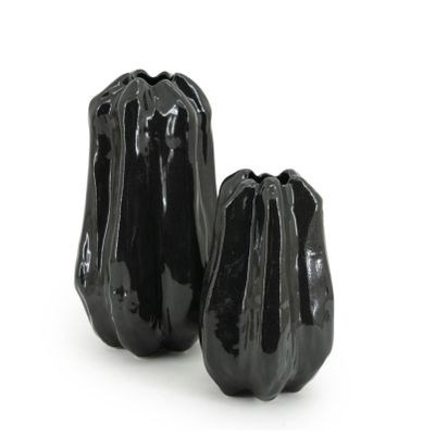 Tweede foto van By Boo - Alba Vase Small - Black