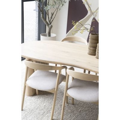Tweede foto van Eleonora - Eettafel Josh 300 x 110 cm - Naturel