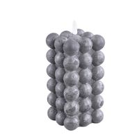 PTMD - Led Light Candle Swish Grey Bubble Shaped Flickeri