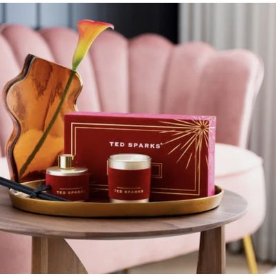 Tweede foto van Ted Sparks - Candle & Diffuser Gift set - Wood & Musk