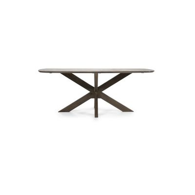 Foto van Eleonora - Eettafel Nikki 200 x 100 cm - Bruin