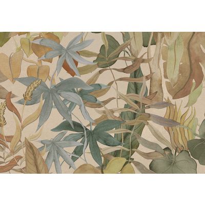 Tweede foto van HookedOnWalls - Behang Marta Cortese - Leaves