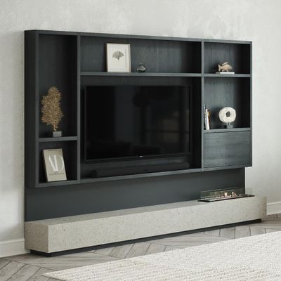 Tweede foto van TV-Meubel - Flemming Cinewall met Haard
