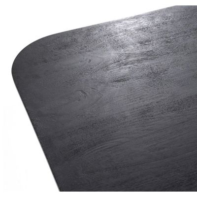 Tweede foto van Eleonora - Eettafel Aron vierkant 150 zwart