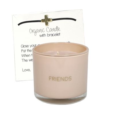 Foto van MY FLAME LIFESTYLE - Sojakaars Wensarmbandje - Friends