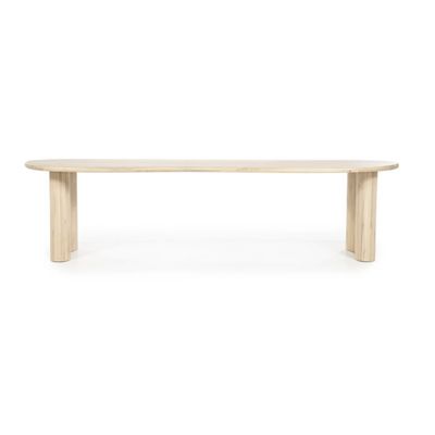 Foto van Eleonora - Eettafel Josh 300 x 110 cm - Naturel