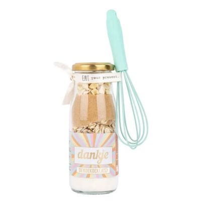 Foto van Eat Your Present - Dankje de koek koek (jes) met garde - Bakflesje 250 ml