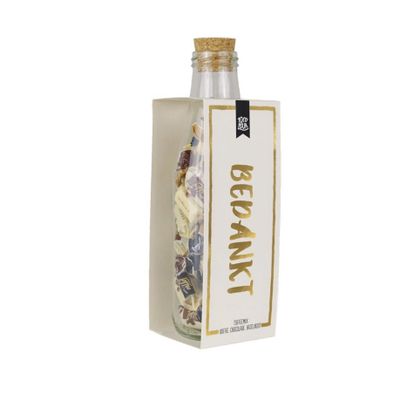 Foto van 100% LEUK - Bedankt - Momentenfles toffeemix